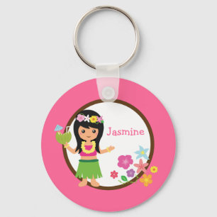 Chaveiro Favoritos para festas temáticos de Luau da menina