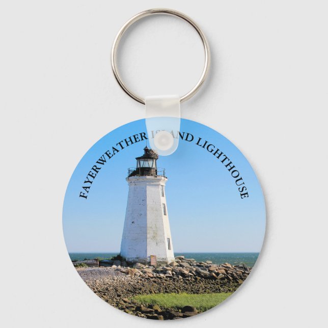 Chaveiro Fayerweather Island Lighthouse Keyring (Frente)