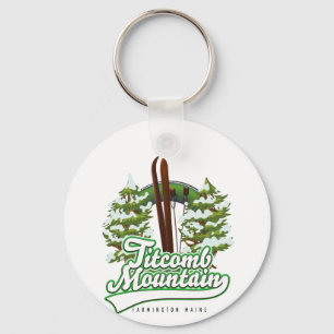 Chaveiro Fazenda Titcomb Mountain Farmington Maine Esqui 