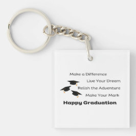 Chaveiro Fazer diferença para um formando em um