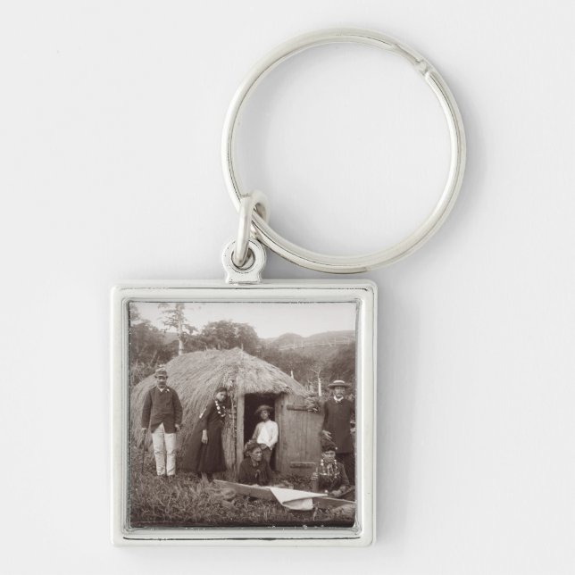 Chaveiro Fazer Tappa, um pano nativo, c.1875 (foto do (Frente)