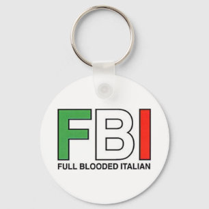 Chaveiro FBI = Cheio alagado italiano