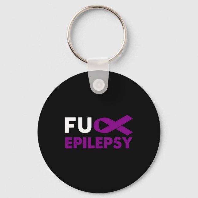 Chaveiro Fck Epilepsy Awarness Support Survivent Gift (Frente)