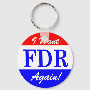 Chaveiro FDR - O grande presidente Tributo de América