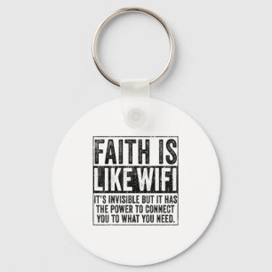 Chaveiro Fé É Como Deus Wifi Jesus Cristão Religioso F