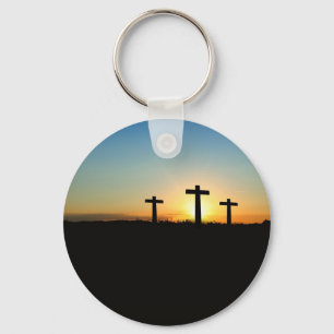 Chaveiro Fé, esperança, & cruz do Jesus Cristo do amor
