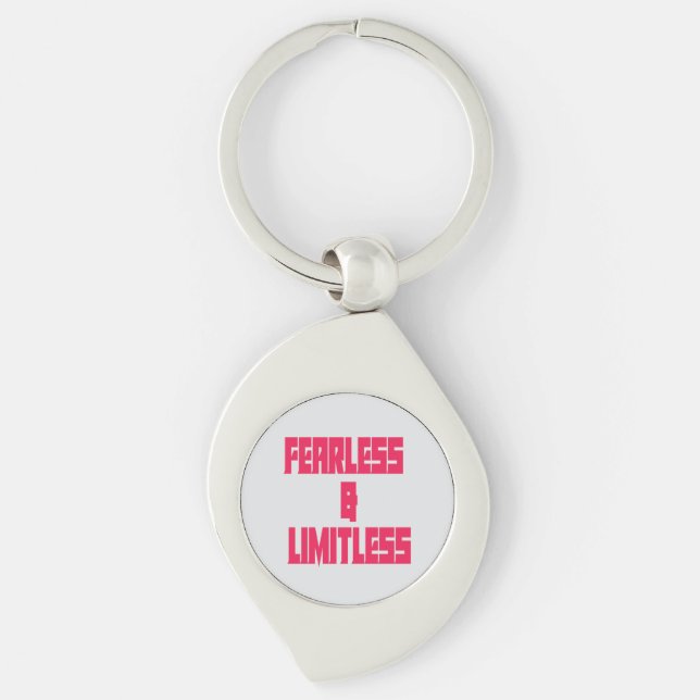 Chaveiro Fearless & Limitless  (Frente)