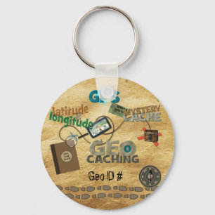Chaveiro Febre do Geocache - Personalizar