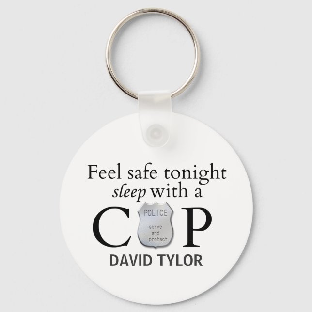 Chaveiro Feel safe tonight! (Frente)