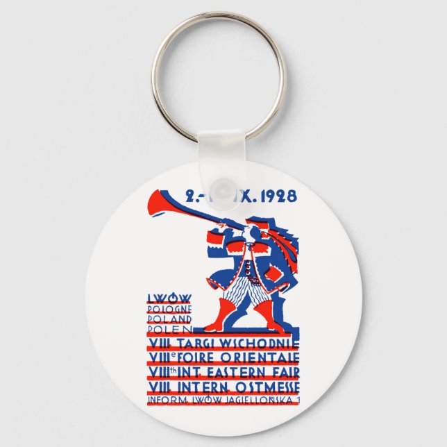 Chaveiro Feira Internacional de Lwow, 1928 (Frente)