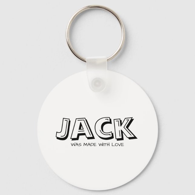 Chaveiro Feita com amor branco (Frente)