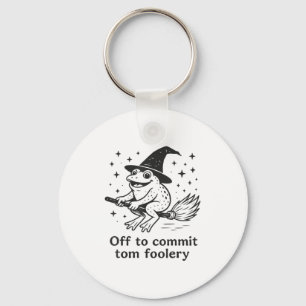 Chaveiro Feiticeira Sapo Halloween Para Cometer Tom Foolery
