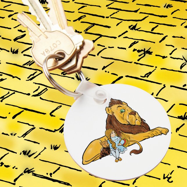 Chaveiro Feiticeiro de Oz, Dorothy e Toto com Leão (Criador carregado)