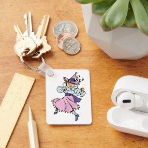 Chaveiro Feiticeiro de Oz, moça dança linda Munchkin