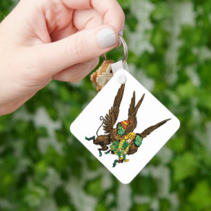 Chaveiro Feiticeiro Vintage de Oz, Dorothy, macacos voadore