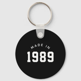 Chaveiro Feito em 1989 - Aniversário Personalizado