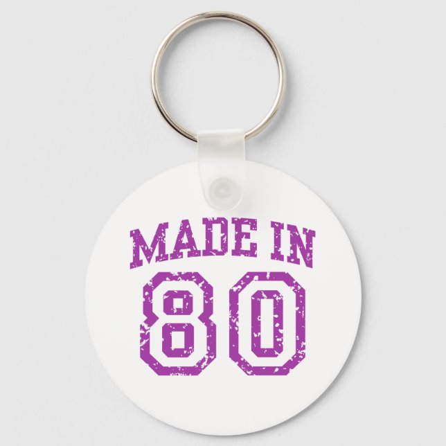 Chaveiro Feito em 80 (Frente)