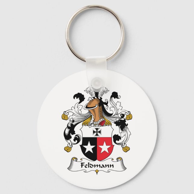 Chaveiro Feldmann Family Crest (Frente)