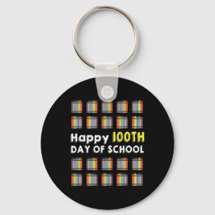 Chaveiro Feliz 100º Dia De Ensino Diversão 100 Dias De