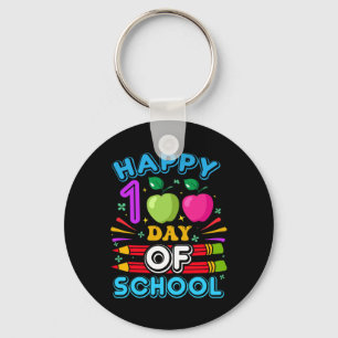 Chaveiro Feliz 100º Dia De Escola 100 Dias De Escola Ensine