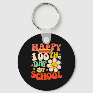 Chaveiro Feliz 100º Dia De Professores Crianças De 100 Dias