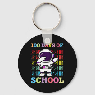 Chaveiro Feliz 100 Dias De Crianças Escolares A Abater Astr