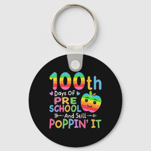 Chaveiro Feliz 100 Dias De Pré-Escolas E Ainda A Aperta Ki