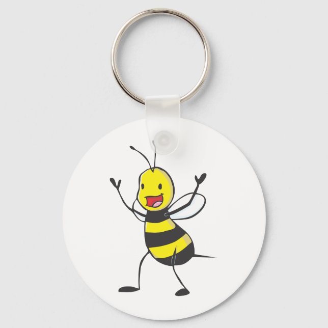 Chaveiro Feliz Abelha (Frente)