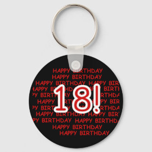 Chaveiro Feliz aniversario 18