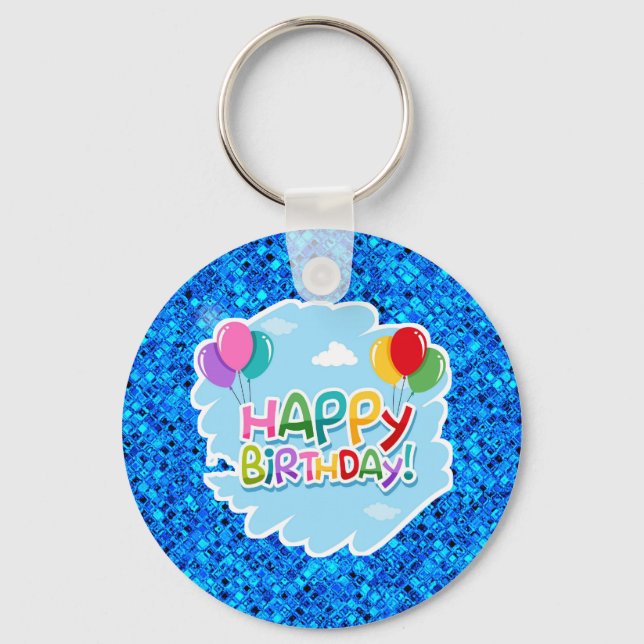 Chaveiro Feliz Aniversário!-23769 (Frente)