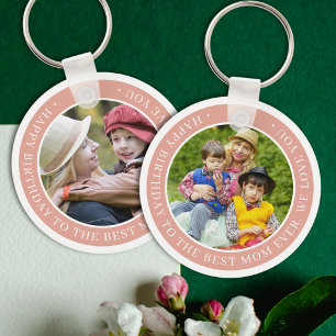 Chaveiro Feliz Aniversário à Melhor Mãe de Todos os Tempos