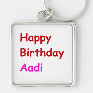 Chaveiro Feliz aniversário Aadi