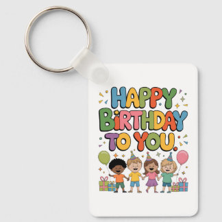 Chaveiro Feliz Aniversário Crianças