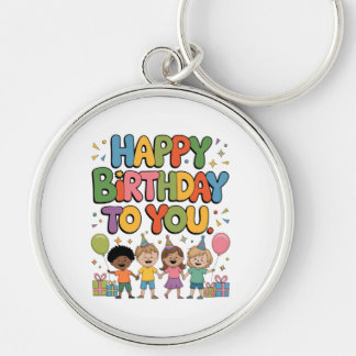 Chaveiro Feliz Aniversário Crianças