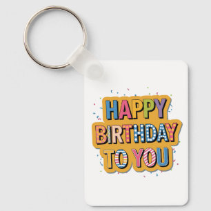 Chaveiro Feliz Aniversário Padronizado