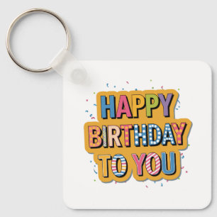 Chaveiro Feliz Aniversário Padronizado