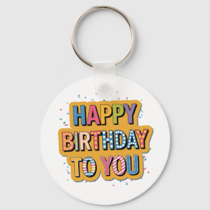 Chaveiro Feliz Aniversário Padronizado