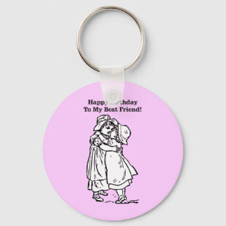 Chaveiro Feliz aniversário para o meu melhor amigo!