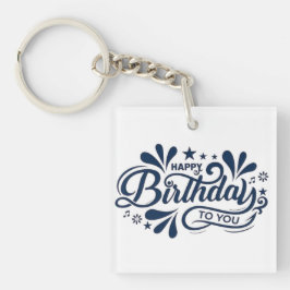 Chaveiro Feliz Aniversário Para Você.