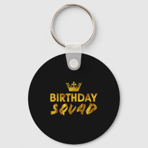 Chaveiro Feliz Aniversário Rei do Grupo Melhor Coroa Preta