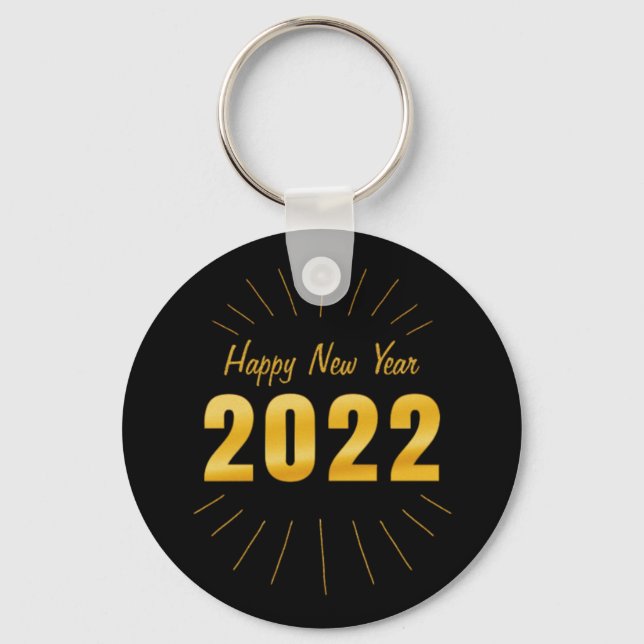 Chaveiro Feliz ano novo 2022 (Frente)