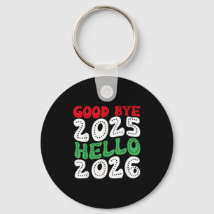 Chaveiro Feliz ano novo 2026 Adeus 2025 Olá 2026 _2