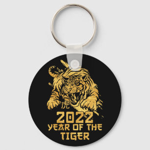 Chaveiro Feliz Ano Novo Chinês 2022 do Tigre