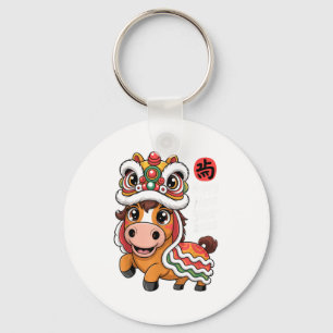 Chaveiro Feliz Ano Novo Chinês 2026 Ano do Cavalo Arrastar