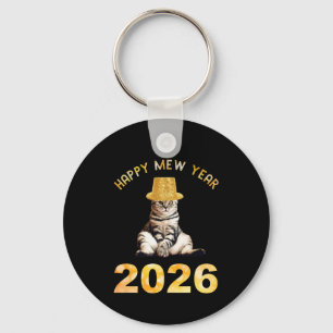 Chaveiro Feliz Ano Novo Mew 2026