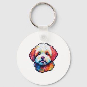 Chaveiro Feliz bichon frize