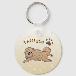 Chaveiro Feliz Cachorro Pekingês Ao Lover I Wows