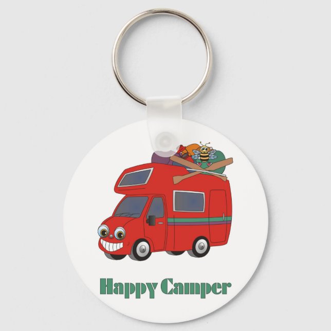 Chaveiro Feliz Camper (Frente)