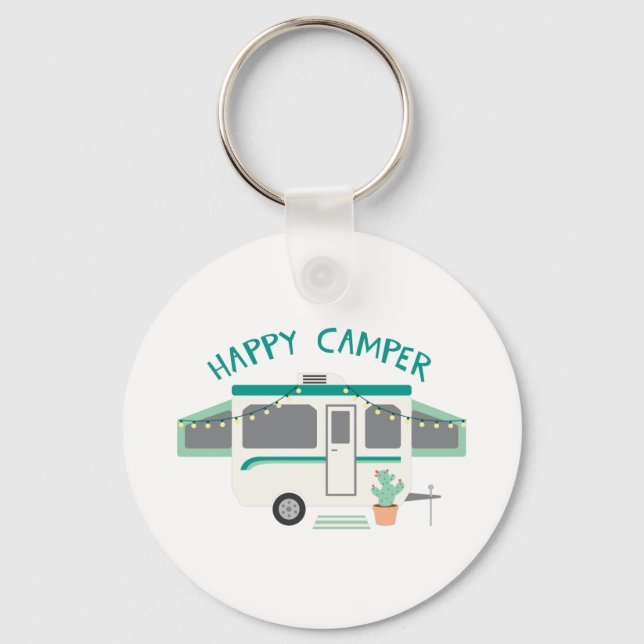 Chaveiro Feliz Camper (Frente)