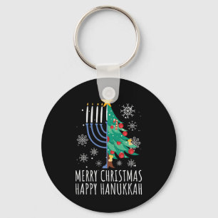 Chaveiro Feliz Chrismukkah Feliz Natal Hanukkah 